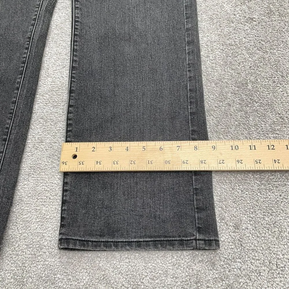 Coldwater Creek Women's Black Wide-Leg Jeans